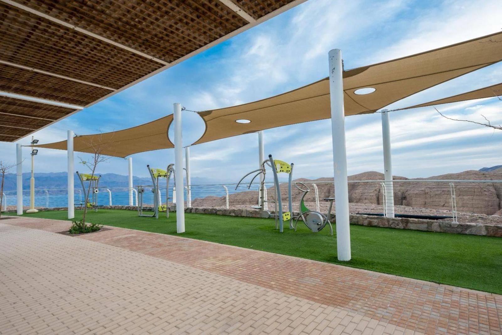 Mountain And Sea View - Penthouse With Private Pool Apartment Eilat Bagian luar foto