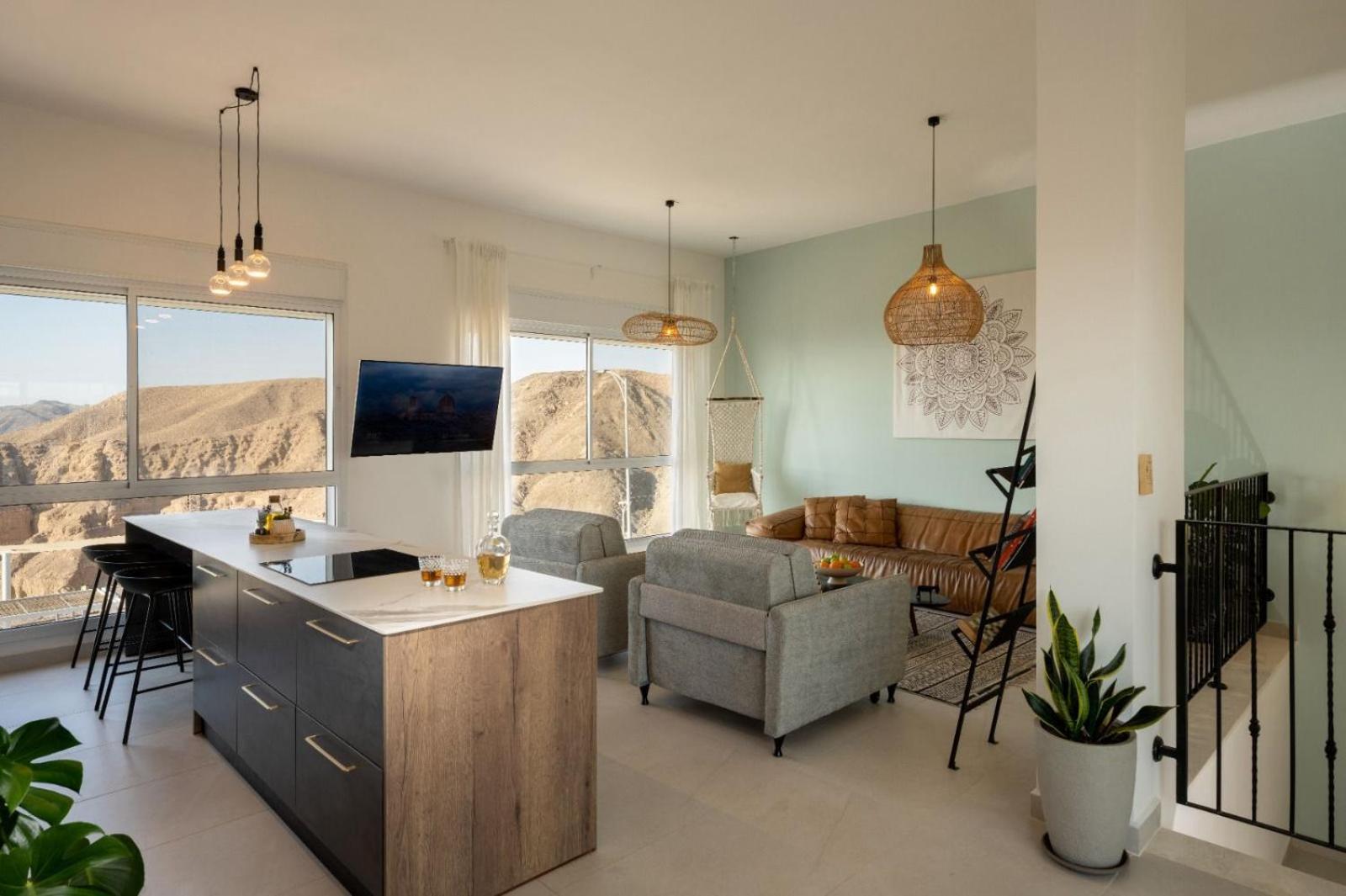 Mountain And Sea View - Penthouse With Private Pool Apartment Eilat Bagian luar foto